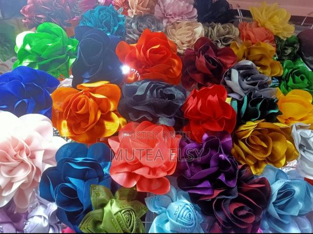 Multicoloured Ladies Lapel Pin/Flowers - main view