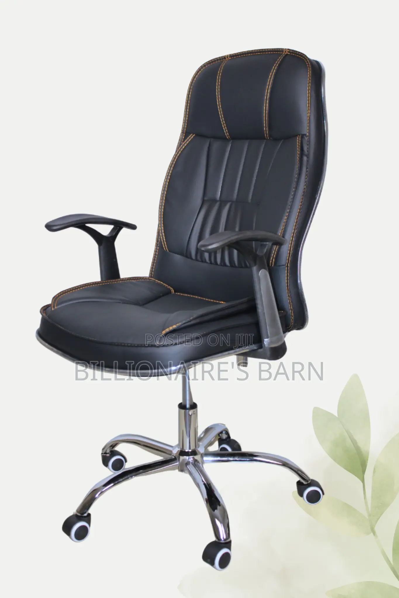 Metro Medium Back Workstation Executive Leather Chair