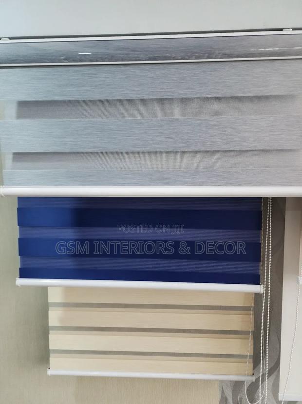 Sheer Roller Blinds in Horizontal Pattern - main view