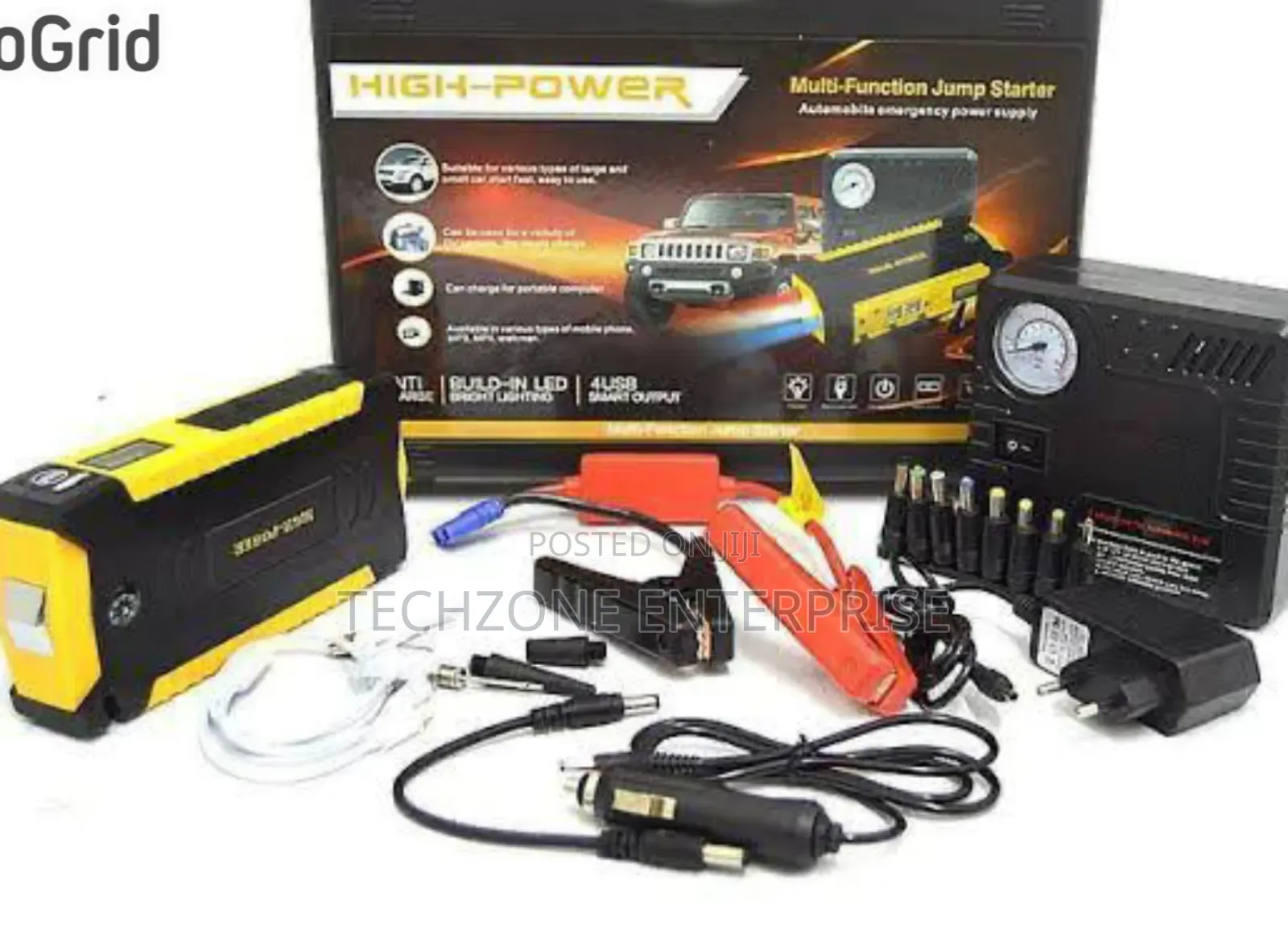 High-Power Multifunctional Portable Jump Starter Kits