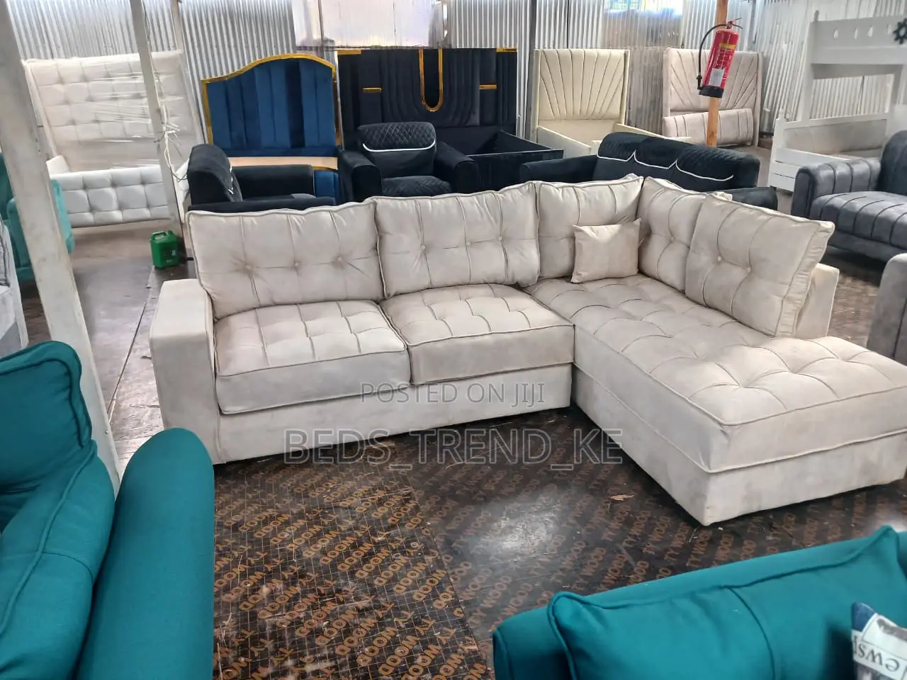 High-End Chester Sofa 6 Seater L Seat