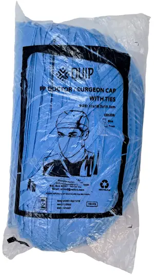 Pp Doctor/Surgeon Cap With Ties (100's)