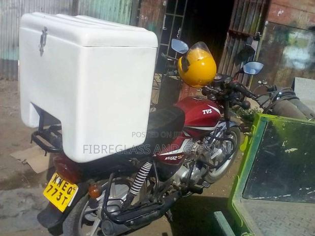 Fiberglass Carrier/Courier Box For Motorbike