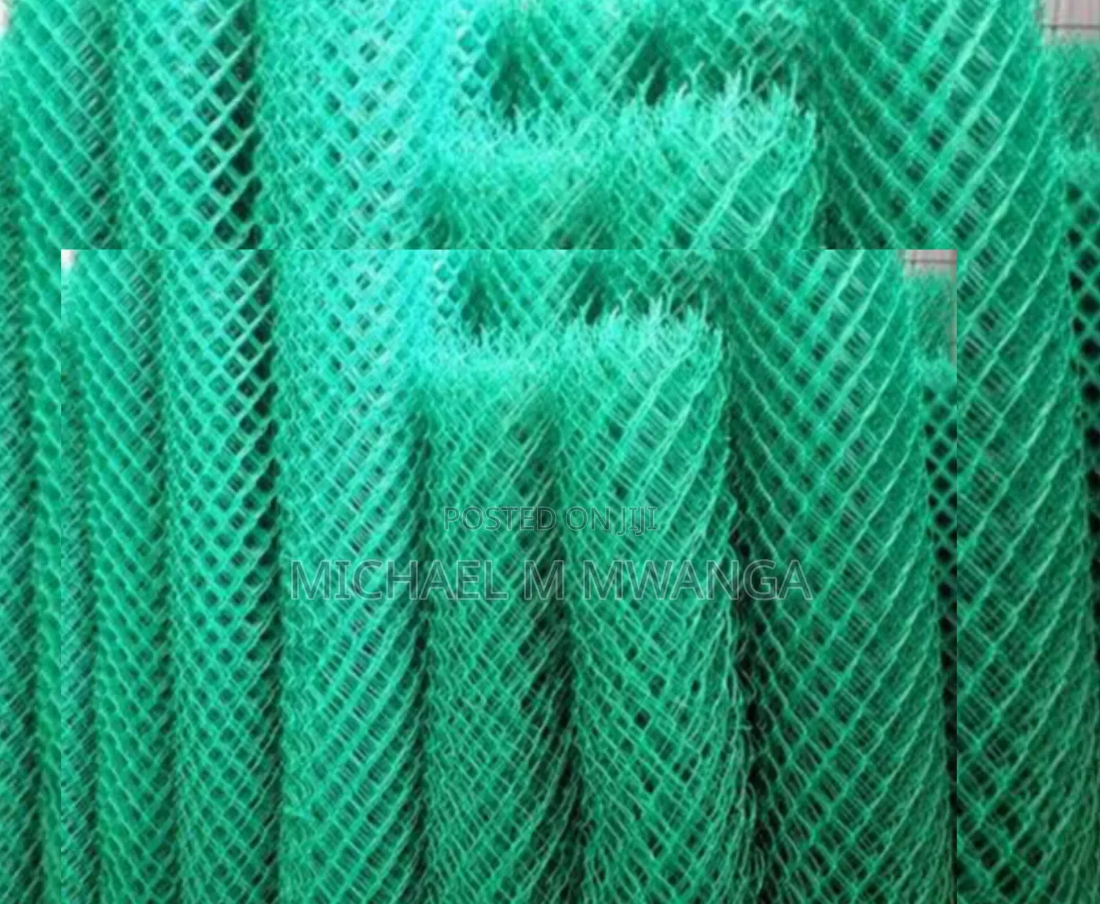 Green Coated Chain Link (50*50, 8ft, 8g)