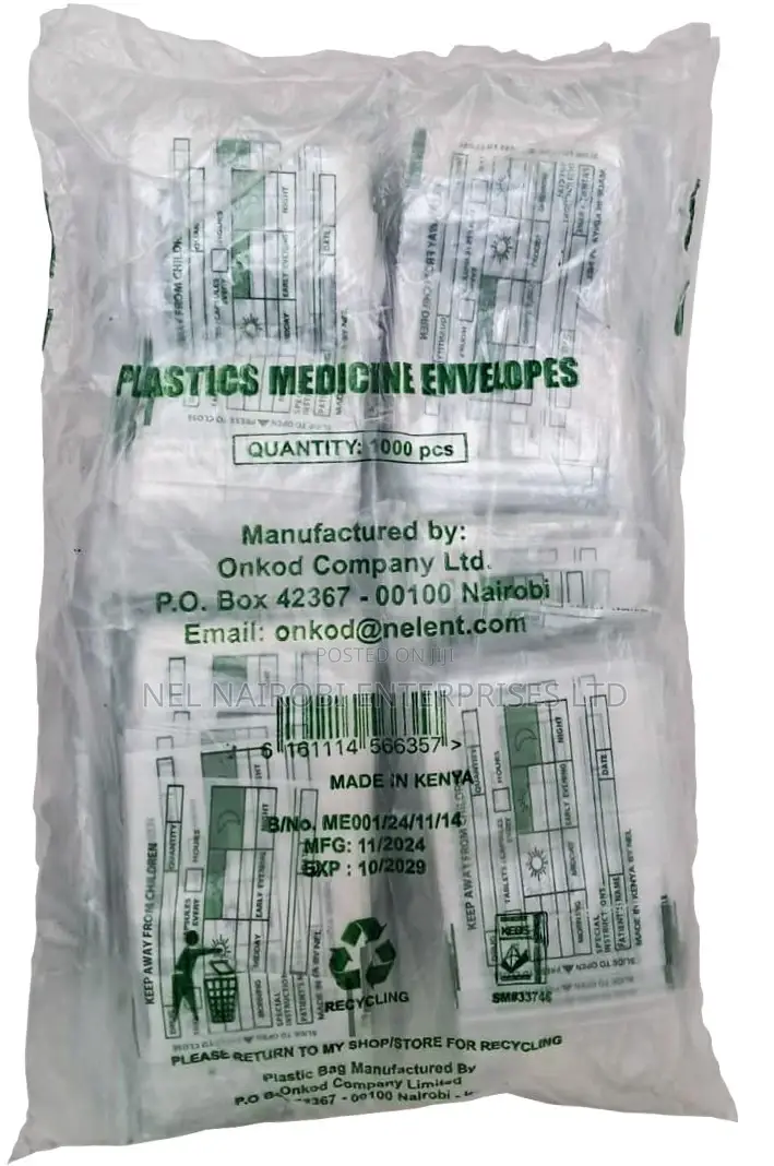 Medicine Envelopes Disposable 3''x4'' 4''x5' (1000's)