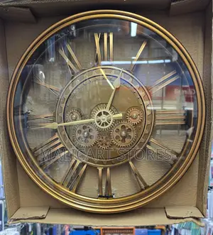 Vintage Gear Pocket Wall Clock