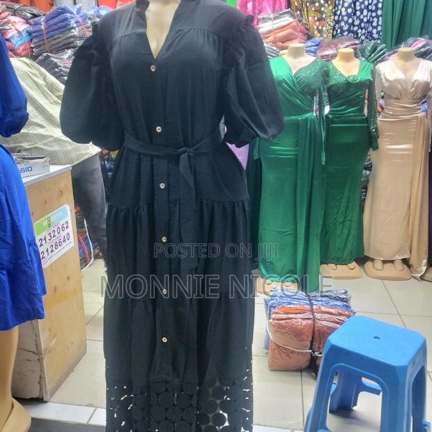 Classy Black Maxi Dress - thumbnail 2