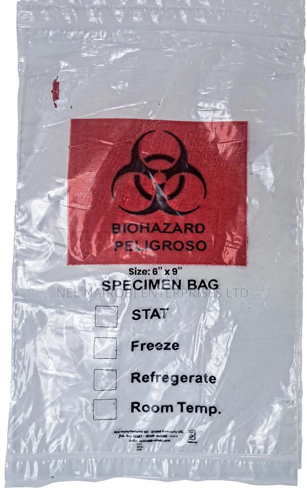 Biohazard Specimen Bag (Kangaroo Pocket)