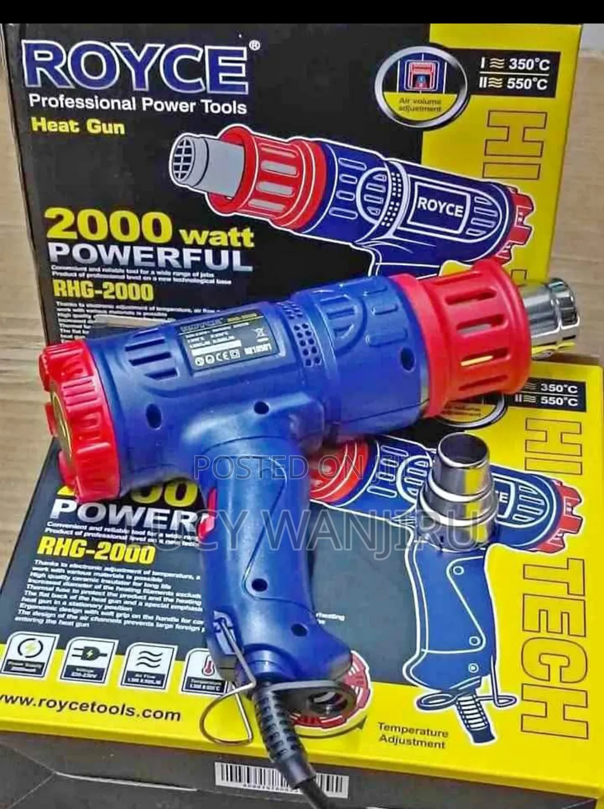 Royce Heat Gun 200w/ New Royce Heat Gun
