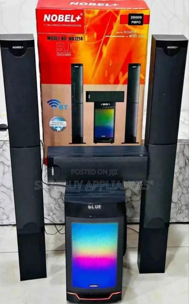 Nobel Nb-1214 5.1ch Multimedia System 25000w Pmpo