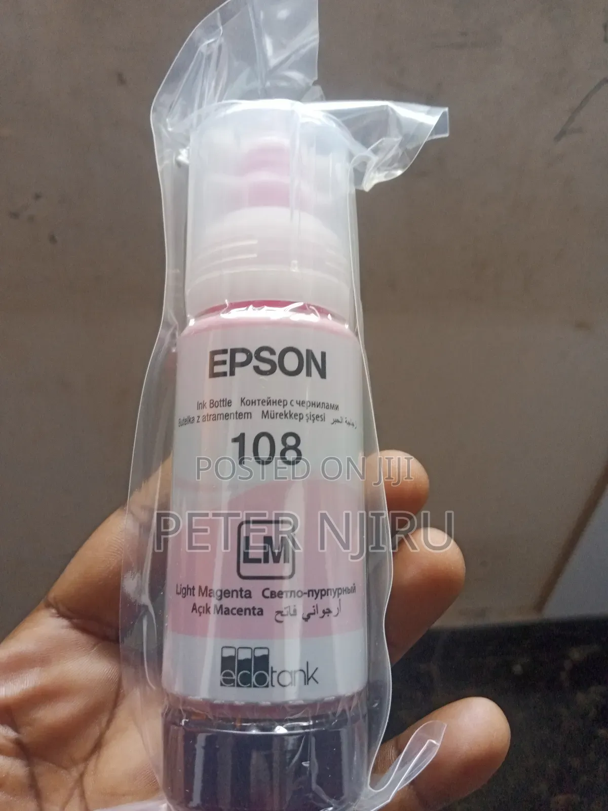 Epson 108 Original Light Magenta Available