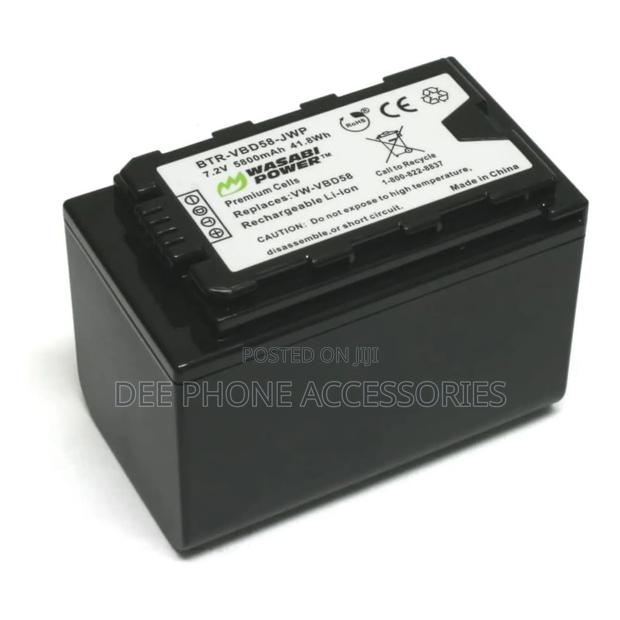 Panasonic Vw Vdb58 Digital Camera Battery