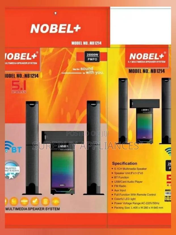 Highlights of Nobel Plus Nb-1214 Subwoofer: