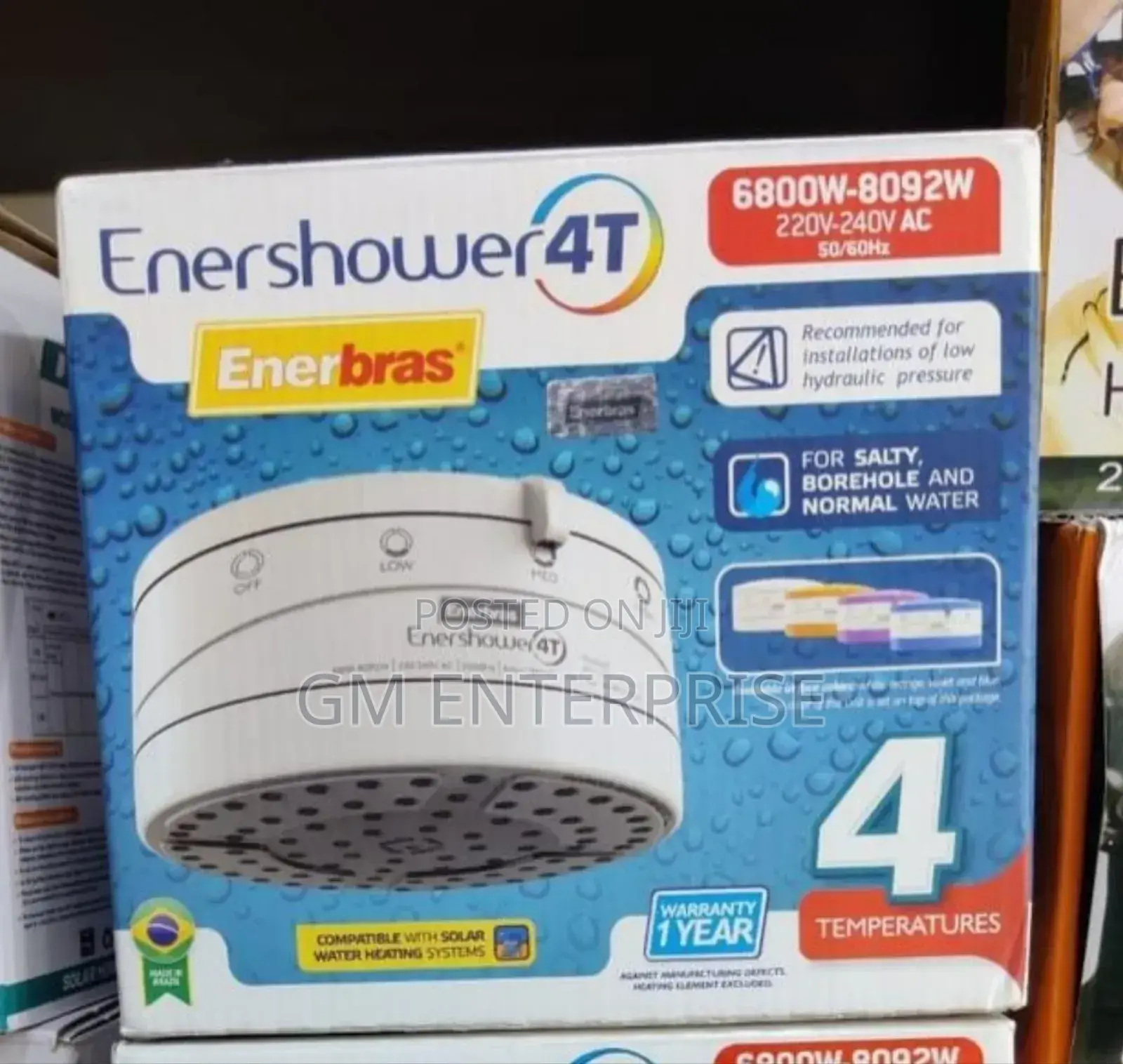Enershower Head ,4t Shower Head