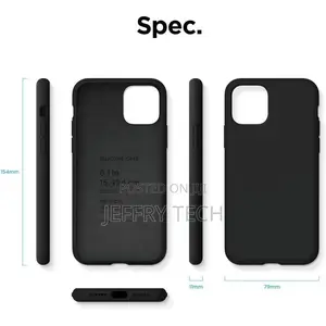 Poova iPhone 11 Case, Liquid Silicone Case, Full Body