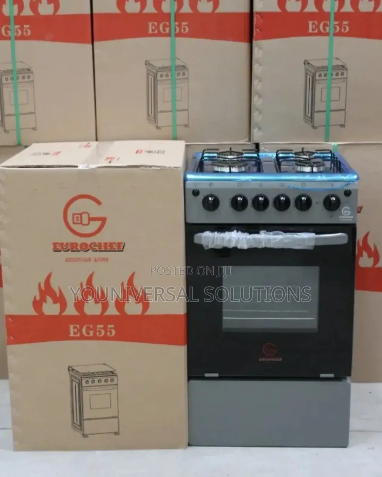 Eurochef 4 Gas Standing Cooker+Electric Oven.