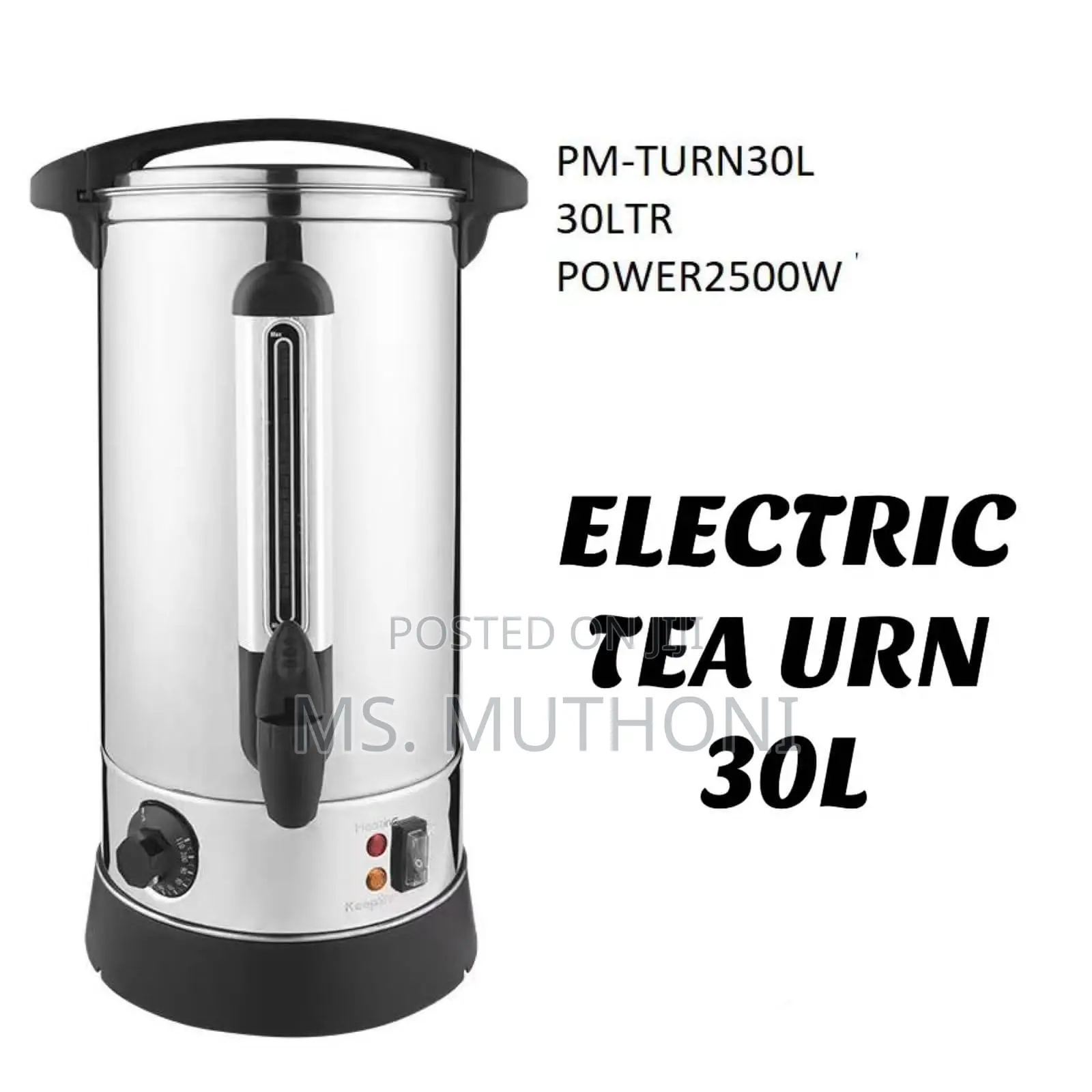 Thirty Litres (30 L ) Premiere Electric Tea Urn