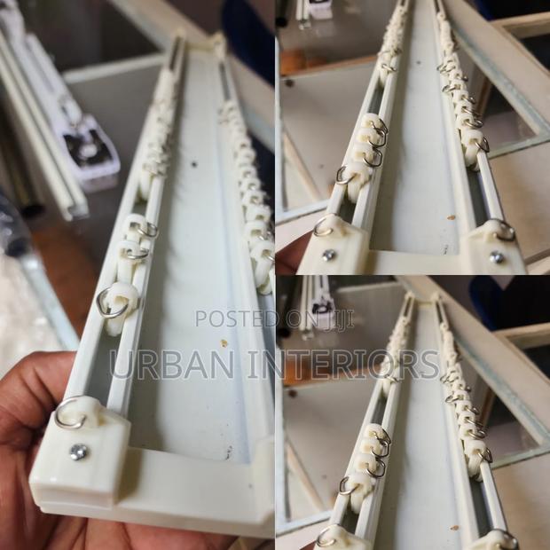 Double Curtain Rails With Full Accessories - main view