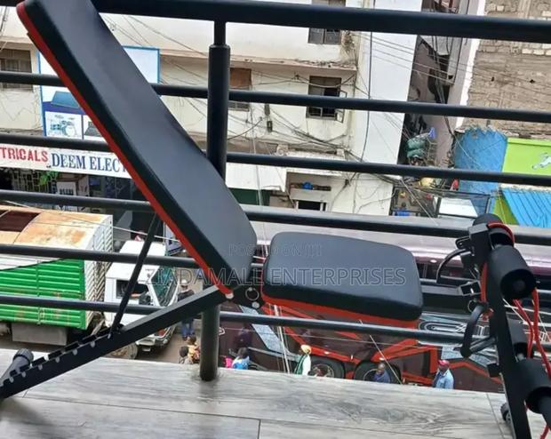 "Power Up Your Workout: Premium Adjustable Gym Bench"