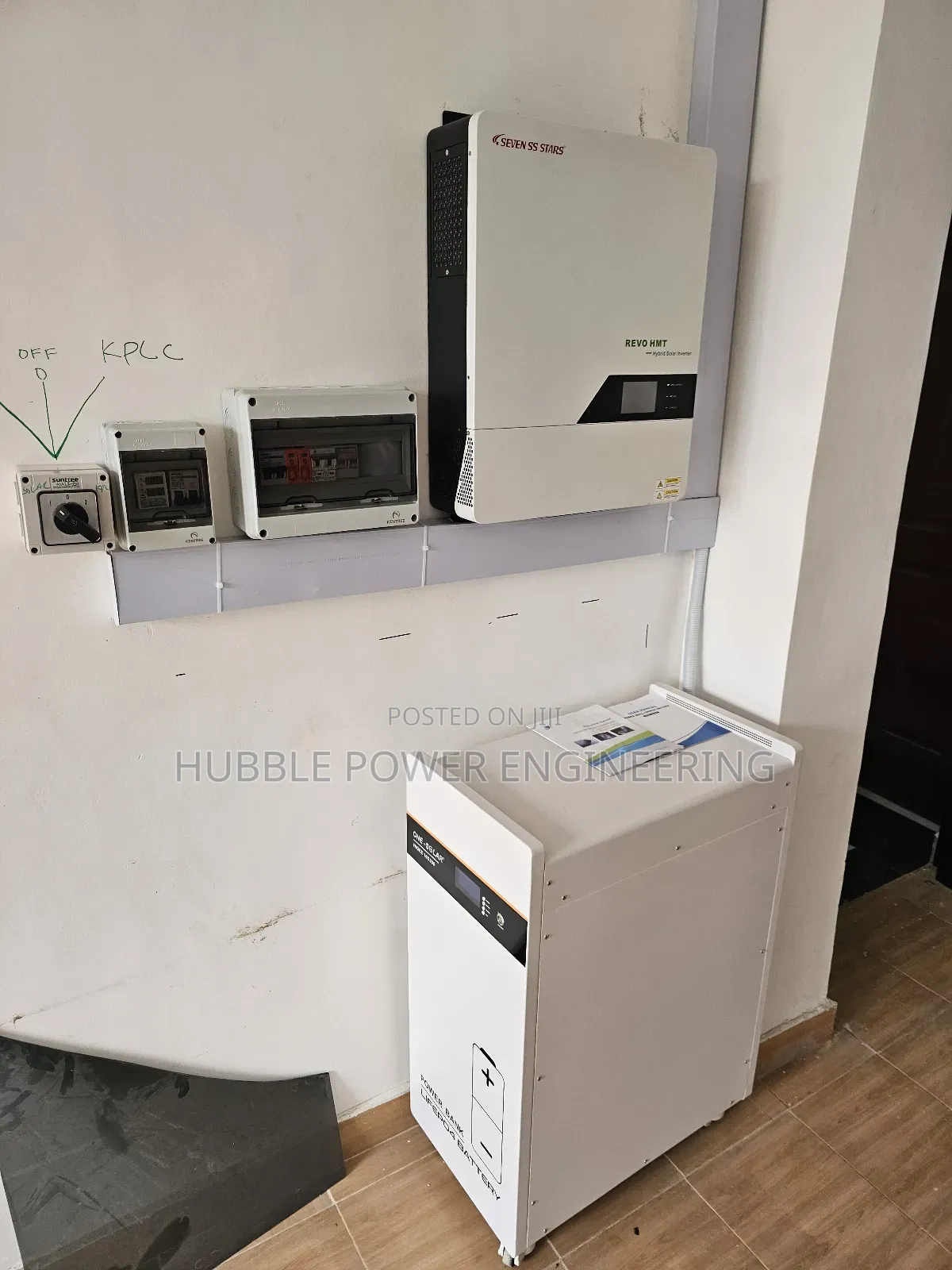 15kwh Lithium Battery 10kva Hybrid Solar System Installation