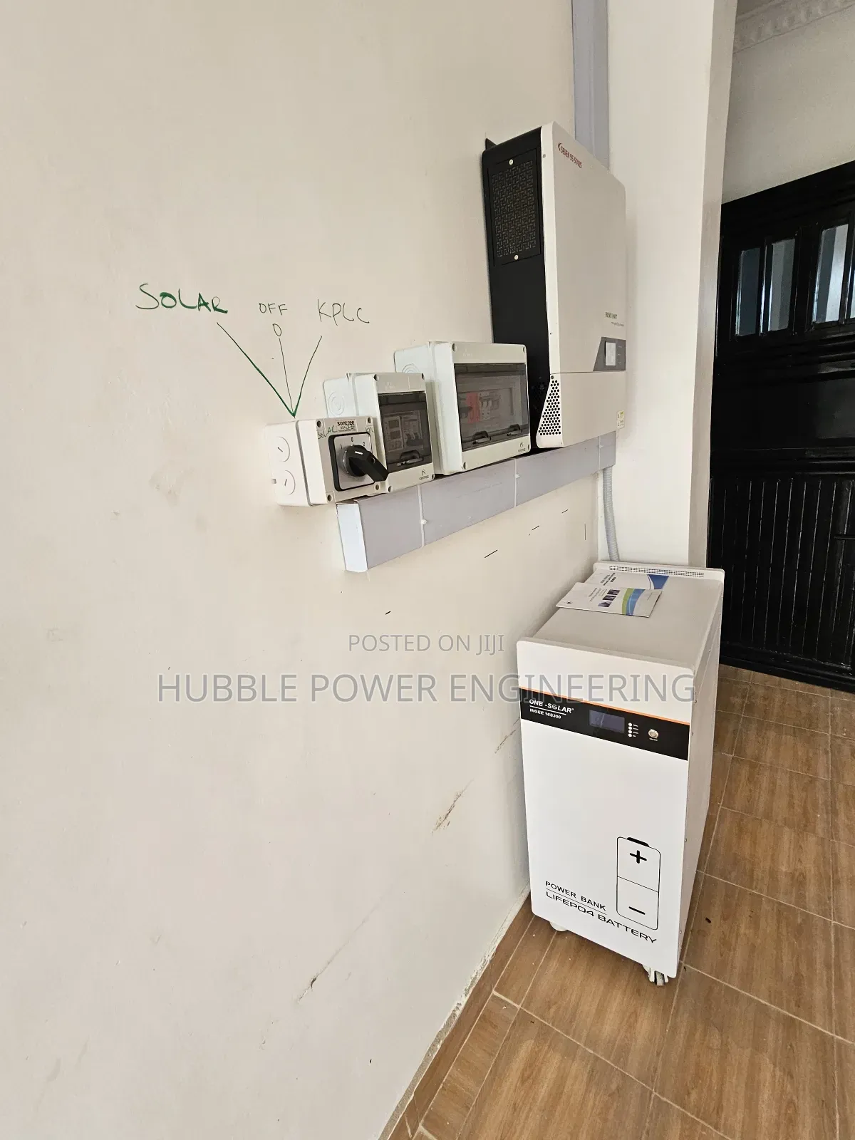 15kwh Lithium Battery 10kva Hybrid Solar System Installation