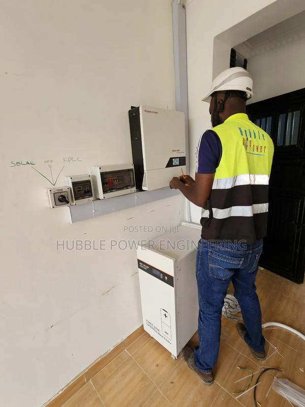 15kwh Lithium Battery 10kva Hybrid Solar System Installation - thumbnail 12