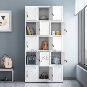 Office Cabinet ; 15-Steel Lock Office Cabinet for Storage
