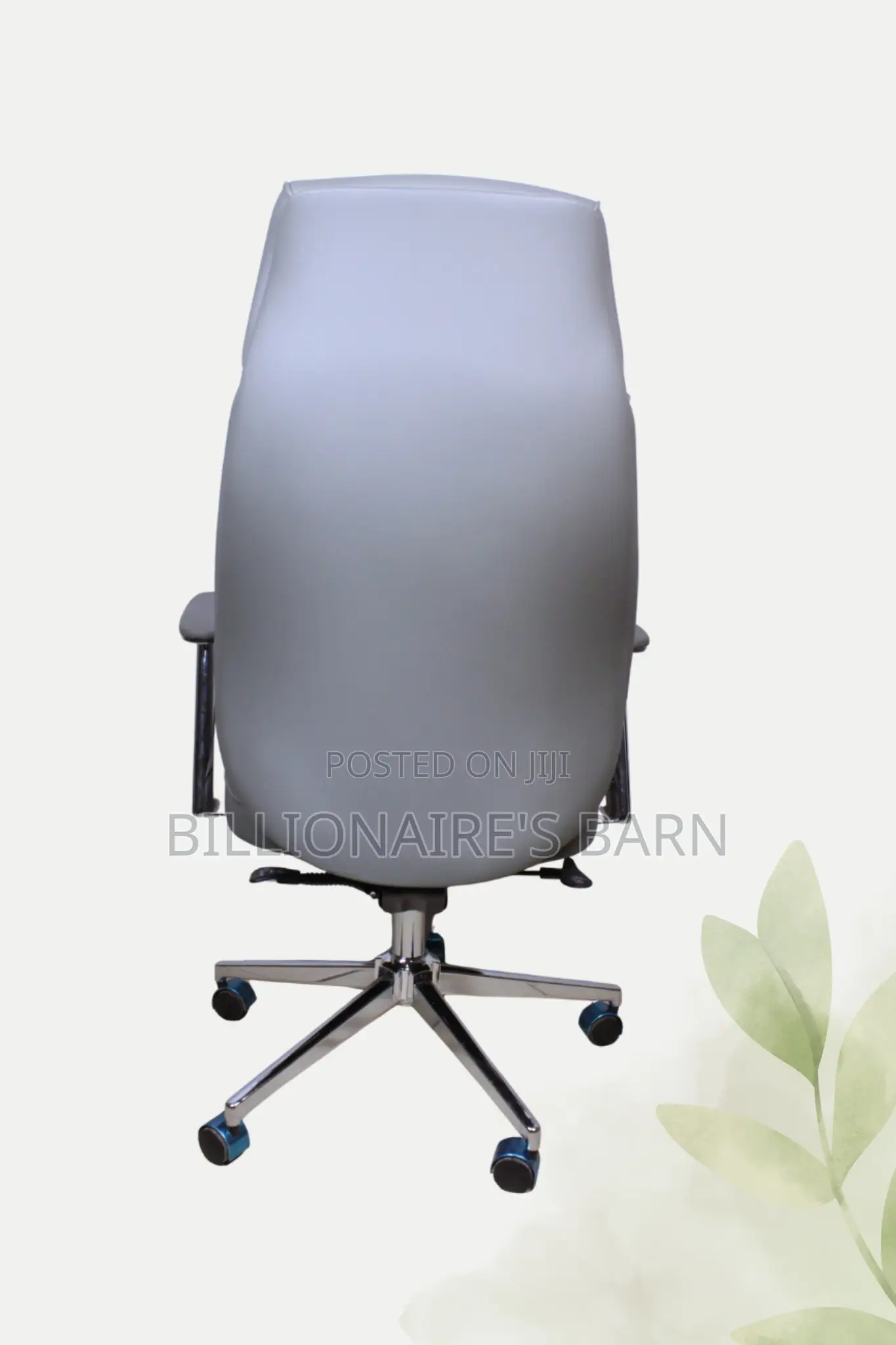 Office; Ideal Furniture Leather High Back Chair