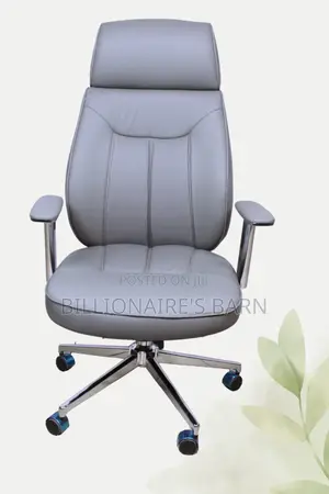 Office; Ideal Furniture Leather High Back Chair