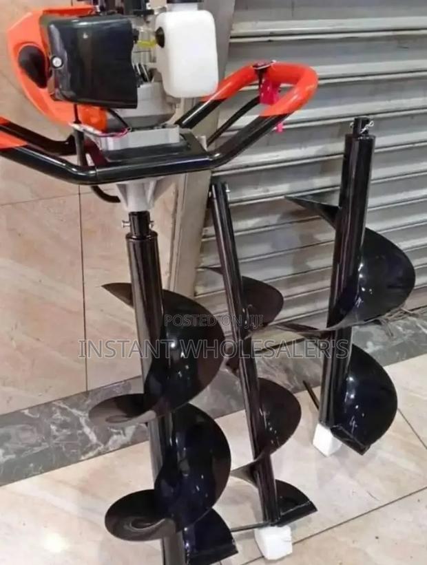 Earth Auger Digger Machine 3 Bits