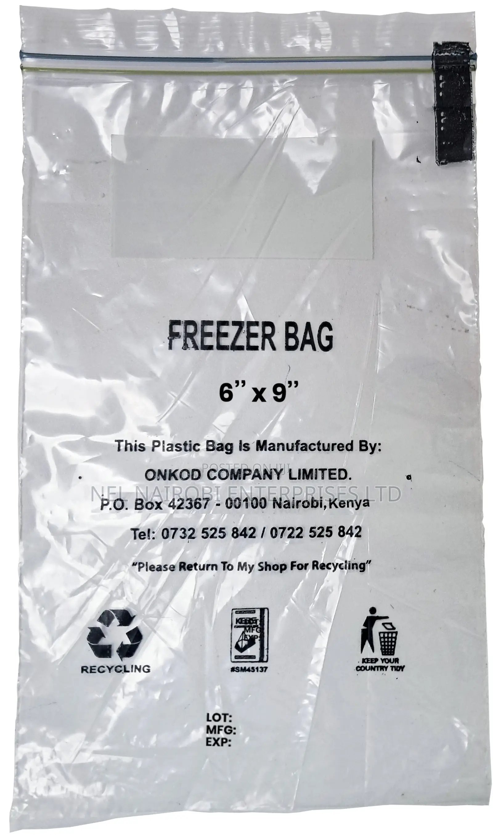 Ziplock Bags 6'' X 9'' (50's)