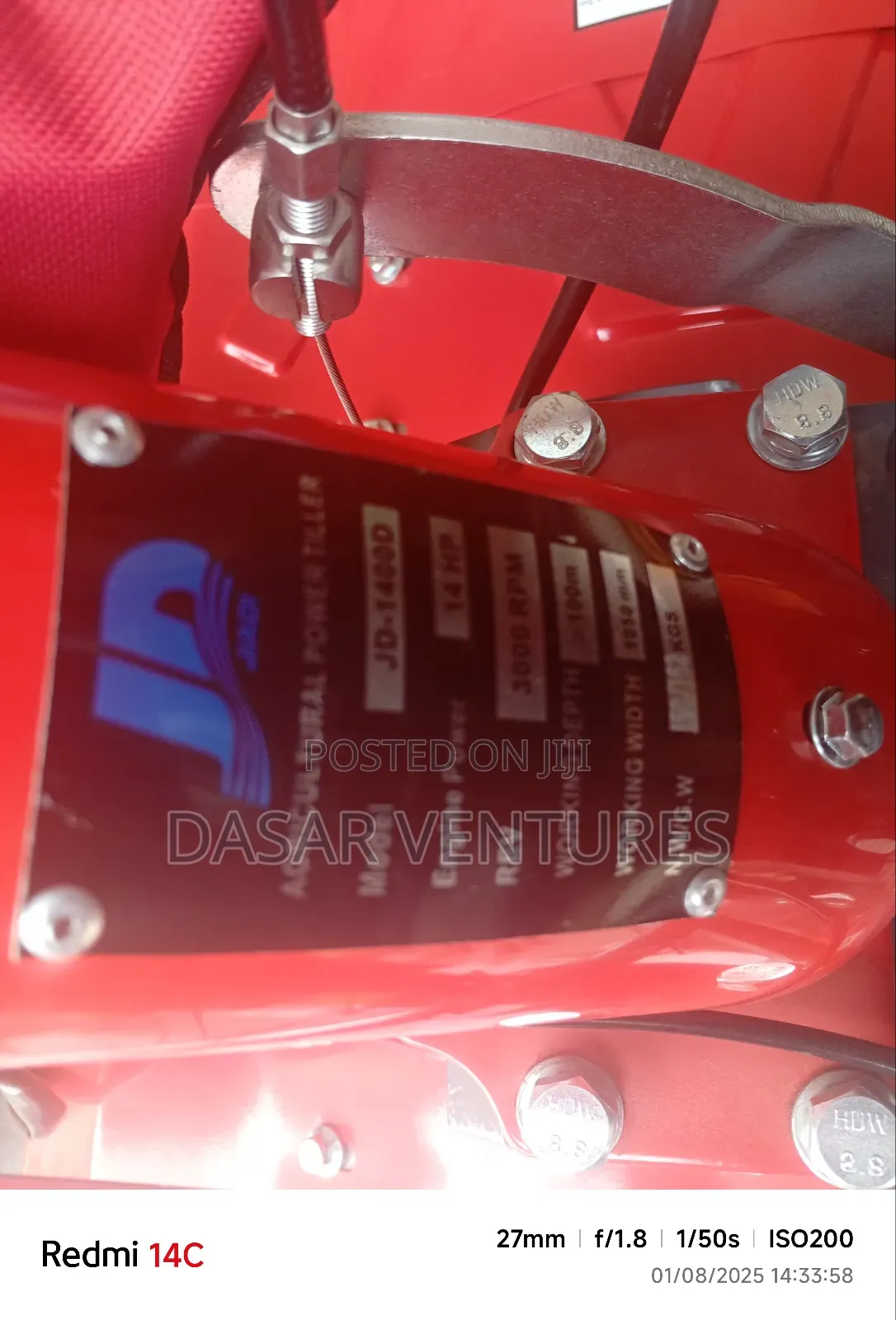 Power Tiller 14hp Jiad