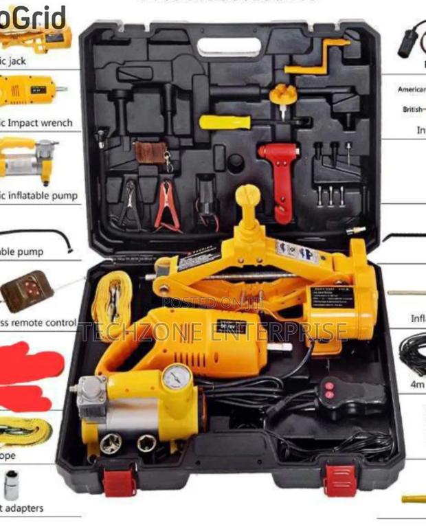 Car Jack- Electric With Max Load of 3 Tons