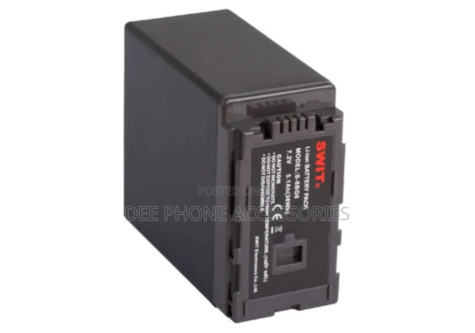 Panasonic Cga Vbg6 Camcorder Battery