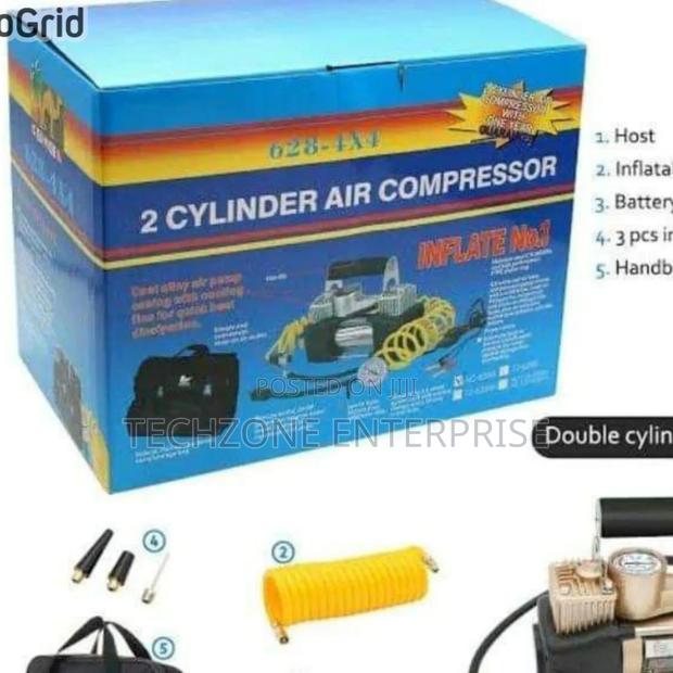 Multifunctional 2 Cylinder Air Compressor – 628-4×4