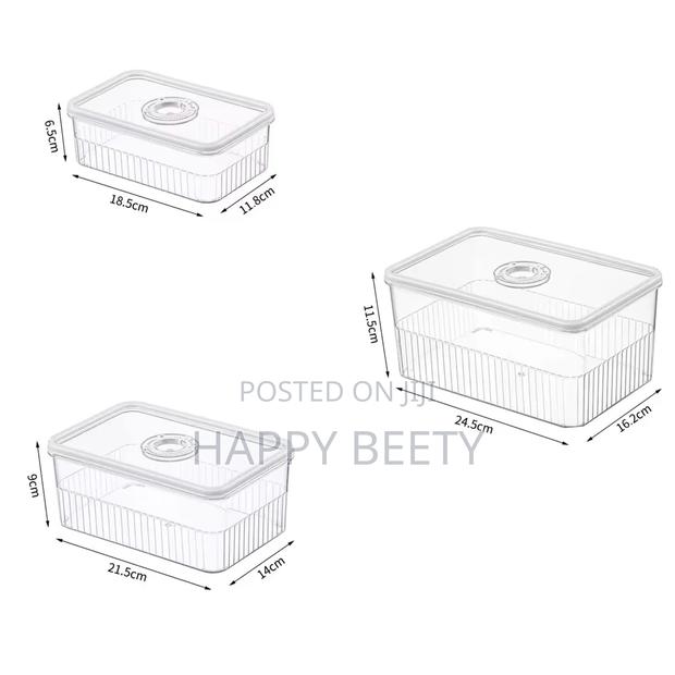 *Acrylic Transparent Fridge Organizer*
*Set of 3 PCS Kes - thumbnail 3