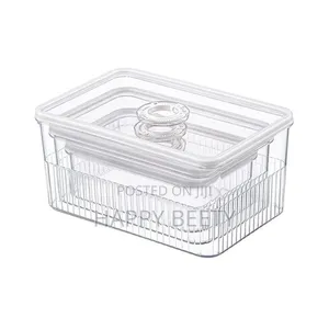 *Acrylic Transparent Fridge Organizer*
*Set of 3 PCS Kes