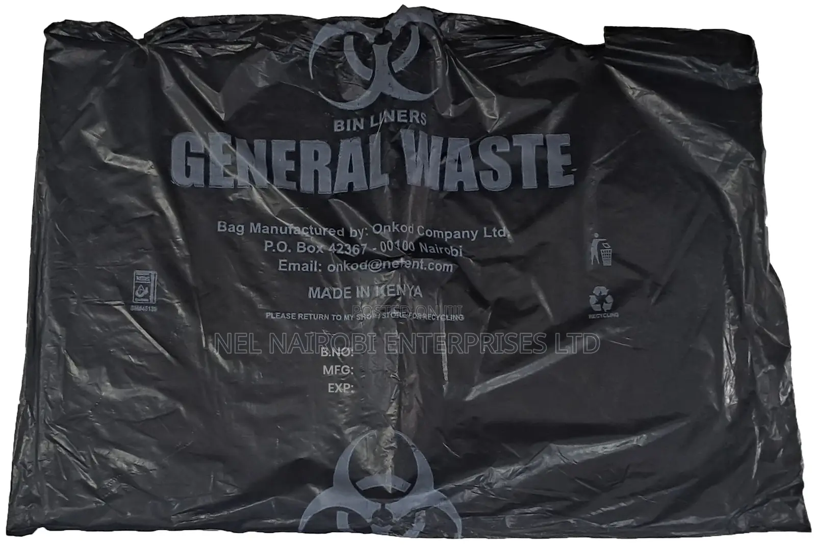 Biohazard Bags Yellow, Red, Black, Purple) 24'' X 24'' & 30'' X 36''