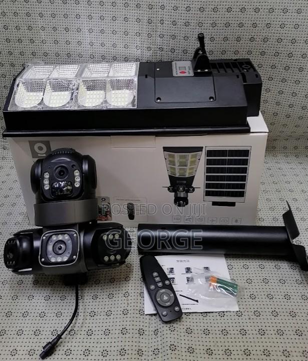 Outdoor Smart V380 Triple Lens Solar Camera 4g Camera.