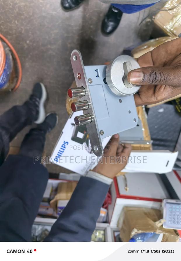 Cylinder Steel Door Deadlock-3pin - main view