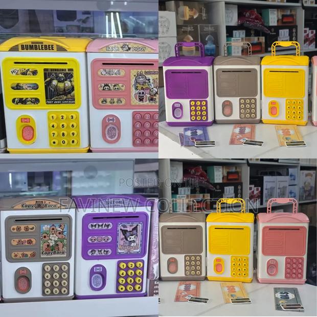 Finger Print Electronic Piggy Home Bank With Music