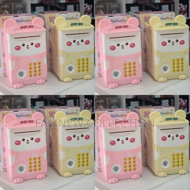 New Cartoon Finger Print Electronic Piggy Bank With Music