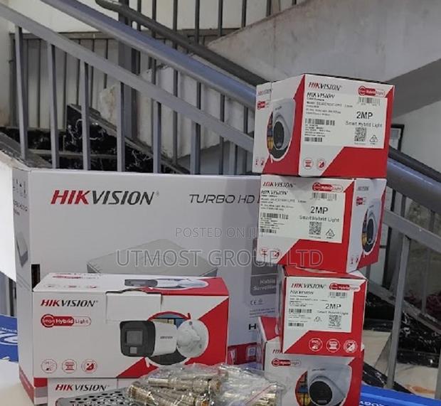 Hikvision 4 Hd CCTV Camera Full Kit – 8 Channel DVR 100m