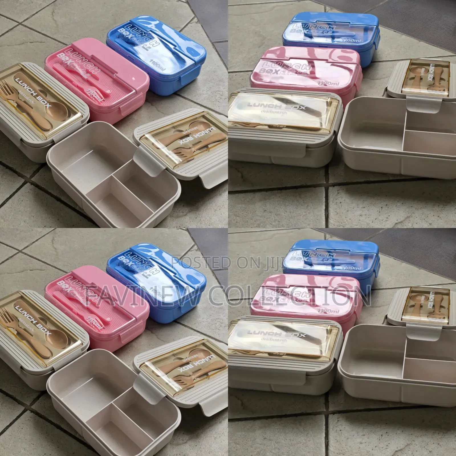 Bento Lunch Box With 3 Compartments