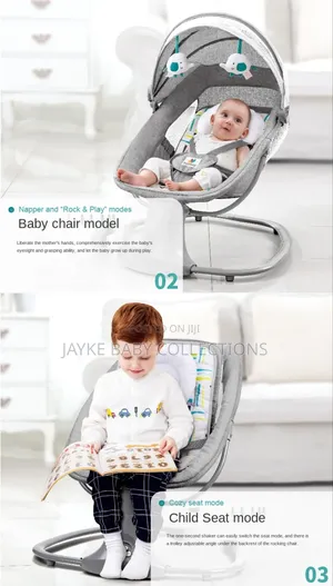 3-in-1 Baby Swing Rocker Sleeper