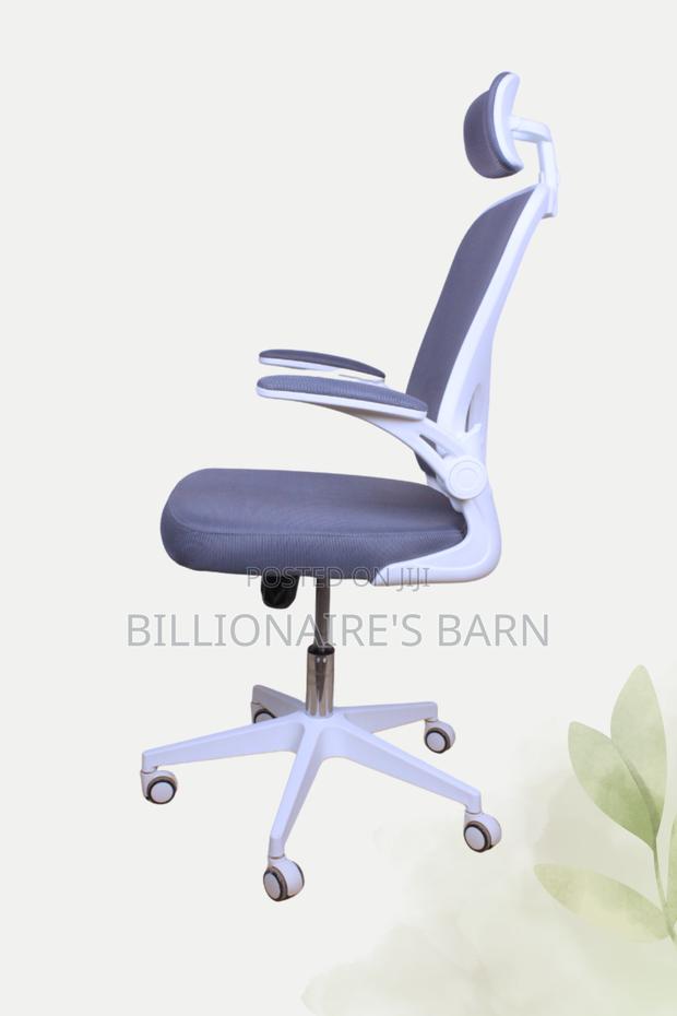Office Chair; Orthopedic High Back Office Seat With Headrest - thumbnail 2