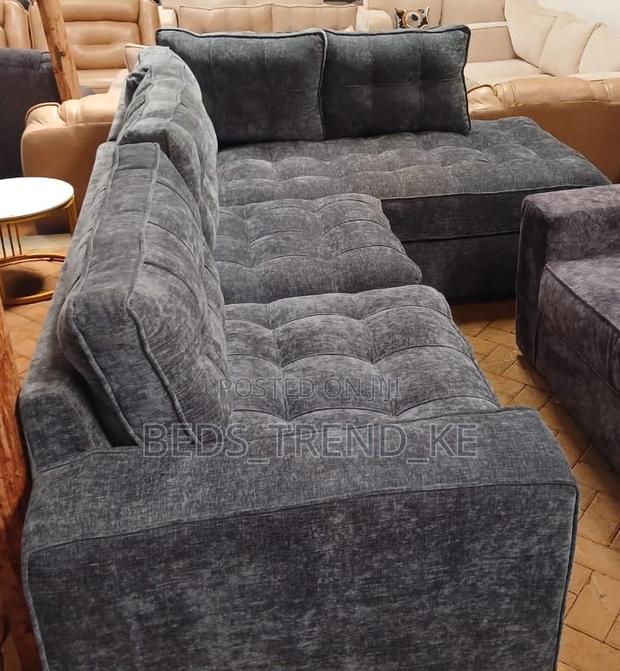 Sink-in 6 Seater L Seat Sofa Set
