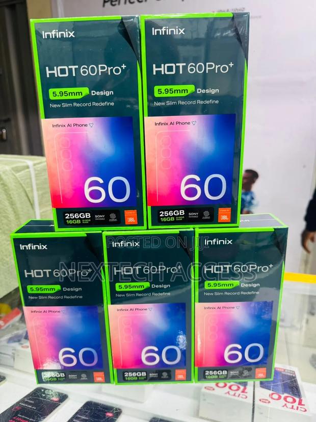 New Infinix Hot 60i 128 GB Black