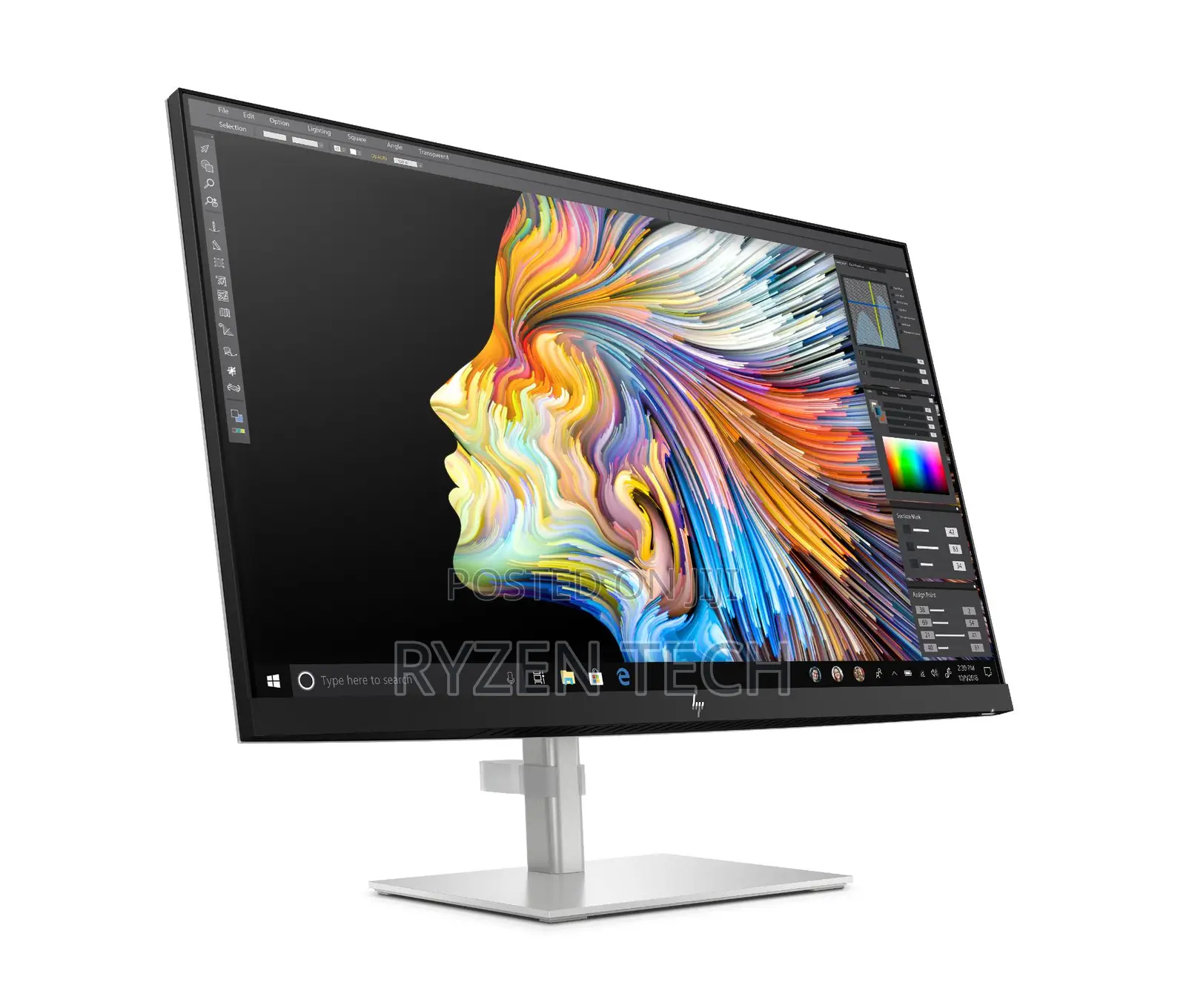Hp U28 28" HDR Monitor, Height, Pivot, Swivel,