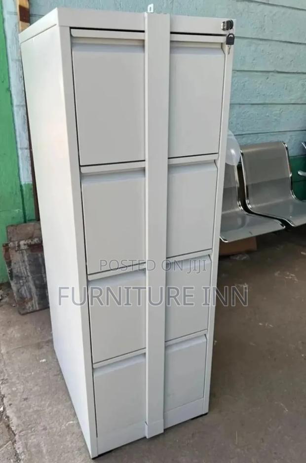 4 Drawer Filing Cabinet With Bar